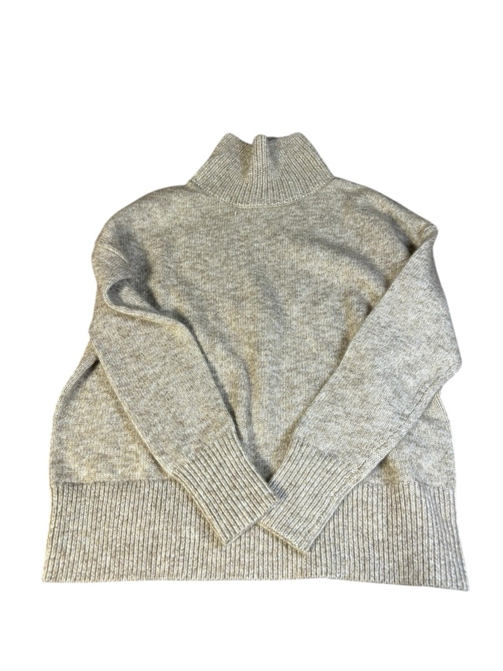 Gray Turtleneck Sweater - Loft (S)